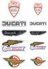 3D sticker HISTORICAL set Ducati
