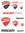 Ducati Corse MIX Sticker-Set