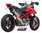 Oval slip-on muffler + carbon side parts (pair) Hypermotard 1100 EVO/SP *Price on request*
